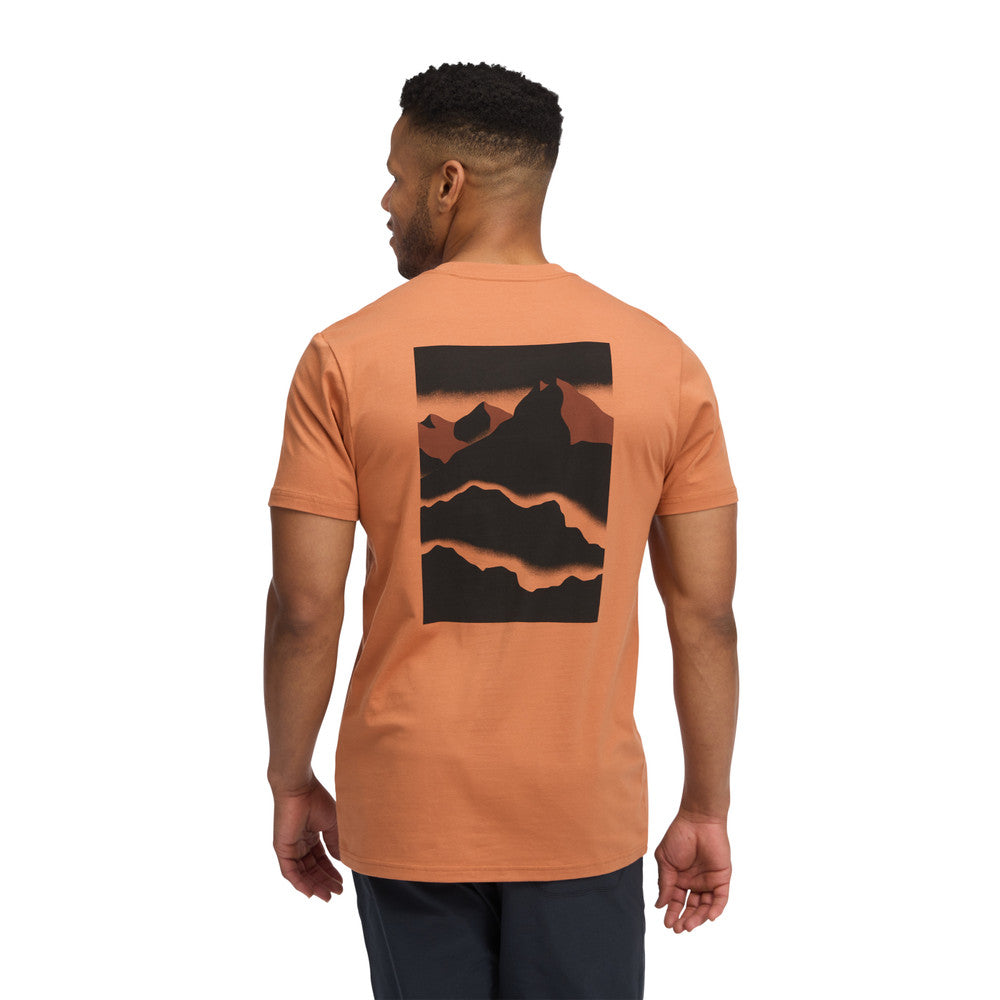 T-Shirt Mountainscape H - Black Diamond